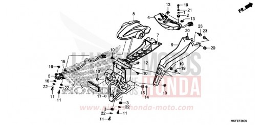 TAILLIGHT CBR1000S1K de 2019