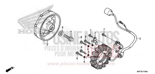 GENERATOR CBR1000S1J de 2018