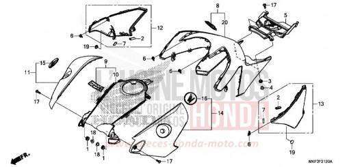 SHELTER CBR1000S1J de 2018