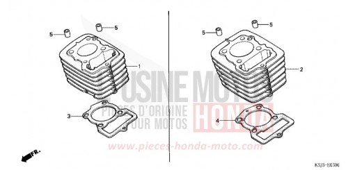 CYLINDER CRF100F7 de 2007