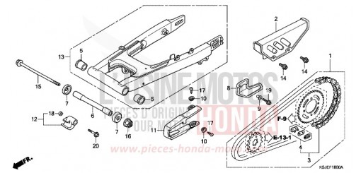 SWINGARM CRF100FB de 2011