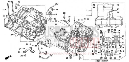 CRANKCASE CB1300F3 de 2003