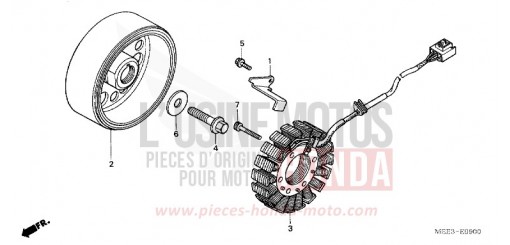 GENERATOR CBR600RR4 de 2004