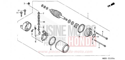 ANLASSER CBR600RR4 de 2004