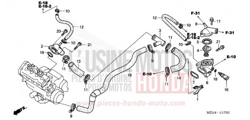 TERMOSTATO CBR600RR4 di 2004