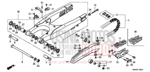 SWINGARM CRF450RA de 2010