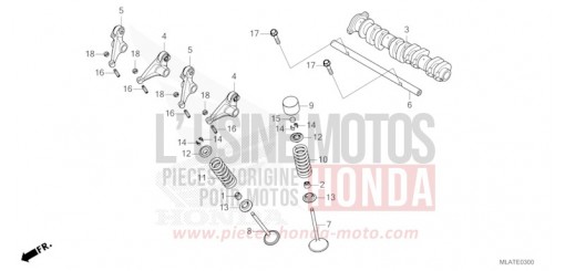 CAMSHAFT/VALVE CMX1100DT de 2026