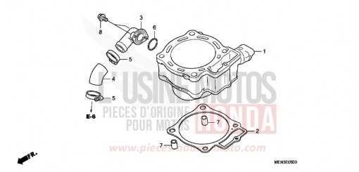 CYLINDER CRF450RB de 2011