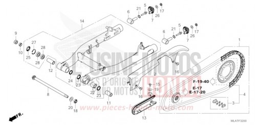 SWINGARM CMX1100D3T de 2026