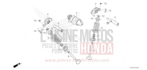 CAMSHAFT/VALVE CBF125MEFT de 2026