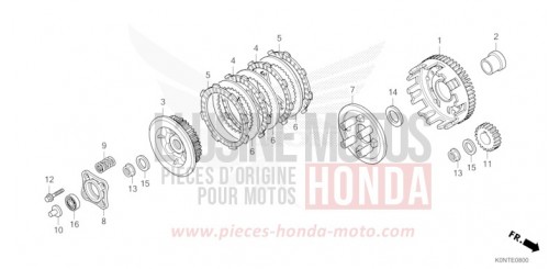 CLUTCH CBF125MEFT de 2026