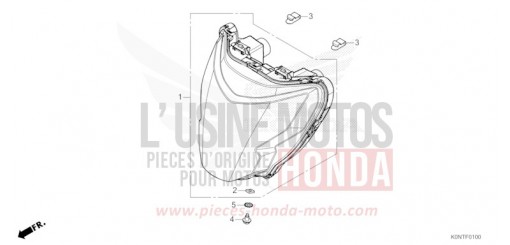 HEADLIGHT CBF125MEFT de 2026