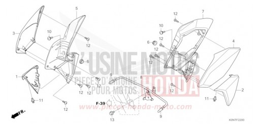 SHROUD CBF125MEFT de 2026