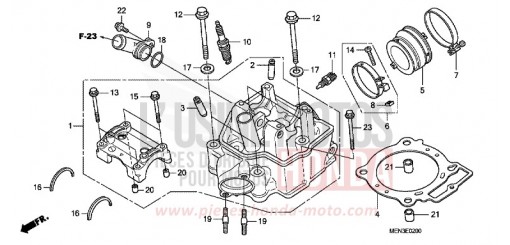 TESTATA CRF450RC di 2012