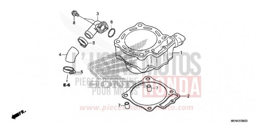CYLINDER CRF450RD de 2013