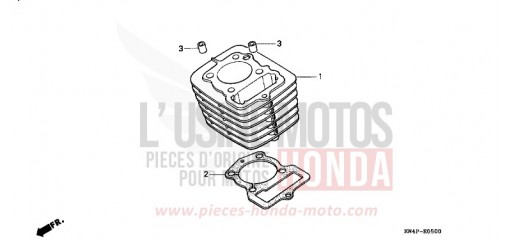 CYLINDER XR100R2 de 2002