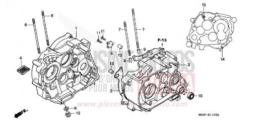 CRANKCASE XR100R2 de 2002
