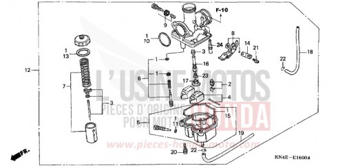CARBURETOR XR100R2 de 2002