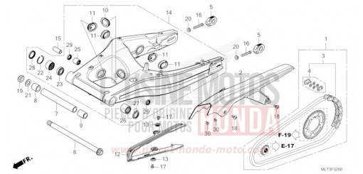 SWINGARM CB1000GTT de 2026