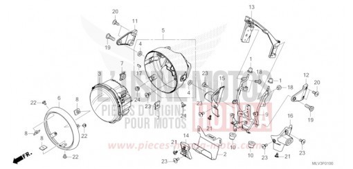 HEADLIGHT CB1000ST de 2026