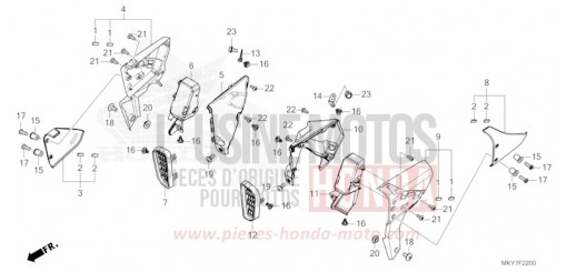 SHROUD CB650RAT de 2026