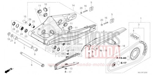 SWINGARM CB1000ST de 2026