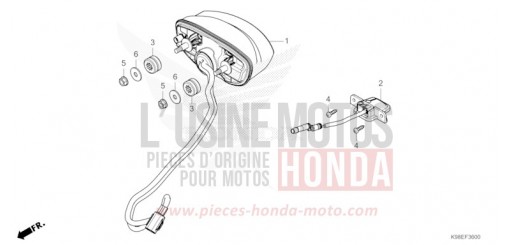 TAILLIGHT CBF125NAT de 2026