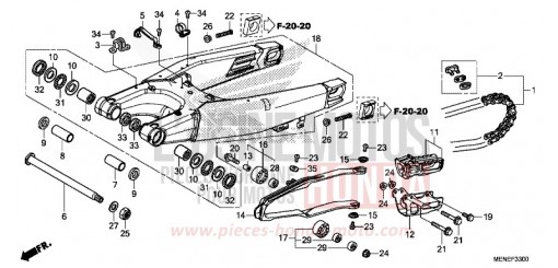 SWINGARM CRF450RF de 2015