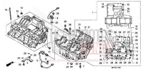 CRANKCASE CB1300SAA de 2010