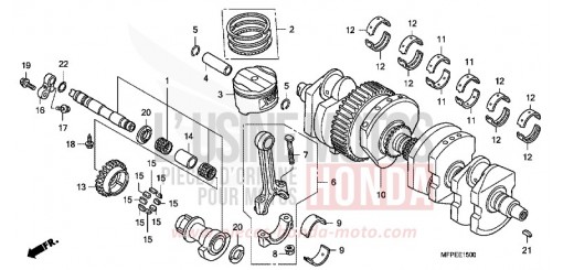 CRANKSHAFT/PISTON CB1300SAA de 2010