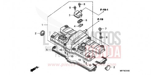 ZYLINDERKOPFDECKEL CB1300SA9 de 2009