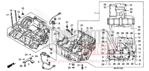 CRANKCASE CB1300SA7 de 2007