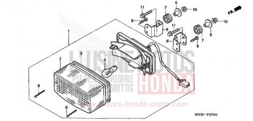 TAILLIGHT CB5002 de 2002