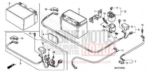 BATTERIA CB1300SA7 di 2007