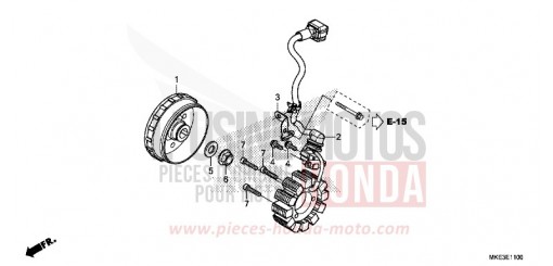 GENERATOR CRF450RH de 2017