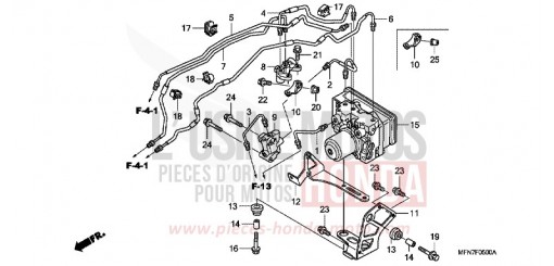 ABS-MODULATOR CB1000RAA de 2010