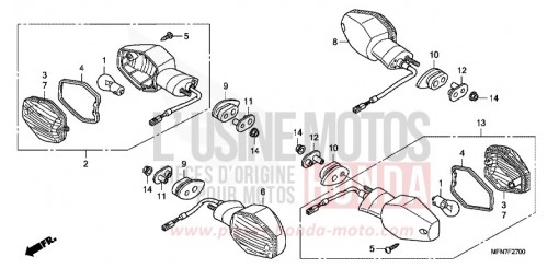 BLINKER CB1000RA9 de 2009