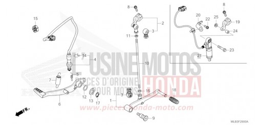 PEDALE CB750AT di 2026