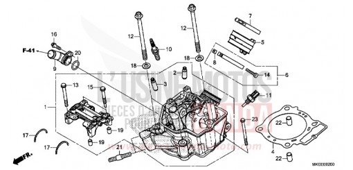 TESTATA CRF450RK di 2019