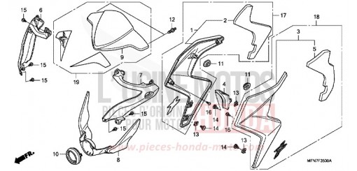 COWL CB1000RA9 de 2009