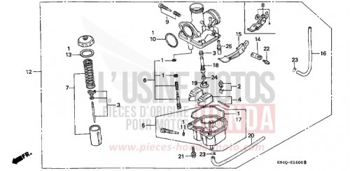CARBURETOR XR100RX de 1999