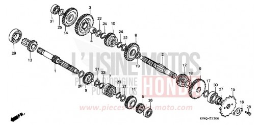 TRANSMISSION XR100RW de 1998