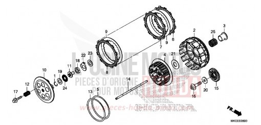 CLUTCH CRF450RL de 2020