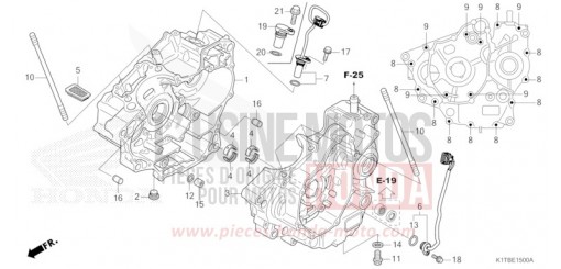CRANKCASE CRF300LAS de 2025