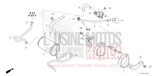 CANISTER CRF300LAS de 2025