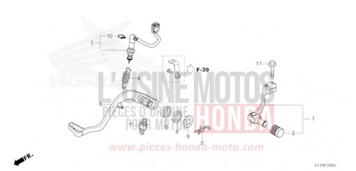 PEDAL CRF300LAS de 2025