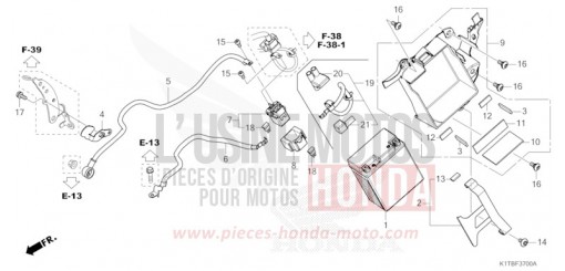 BATTERY CRF300LAS de 2025