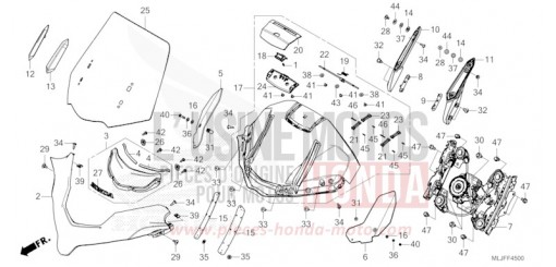 WINDSCREEN GL1800BDS de 2025