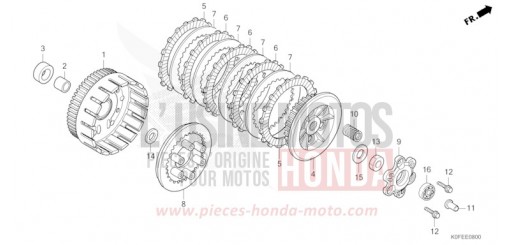 CLUTCH Z125MAS de 2025
