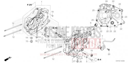 CRANKCASE Z125MAS de 2025